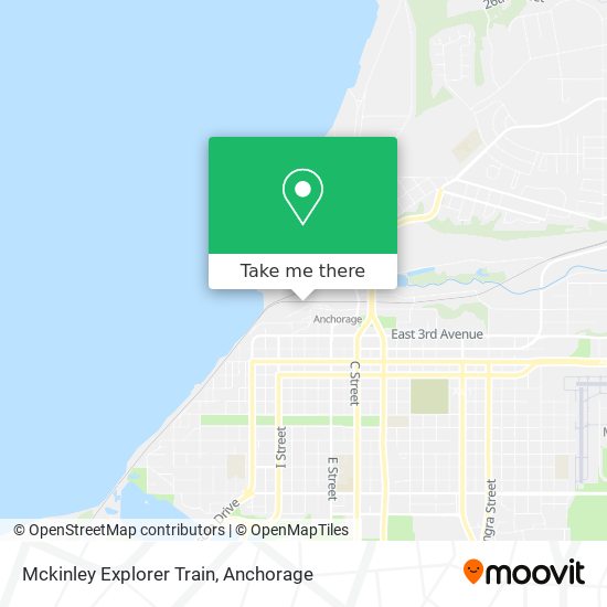 Mapa de Mckinley Explorer Train