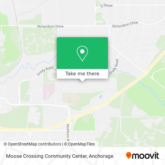 Moose Crossing Community Center map