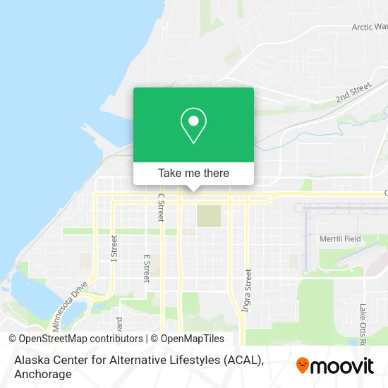 Mapa de Alaska Center for Alternative Lifestyles (ACAL)