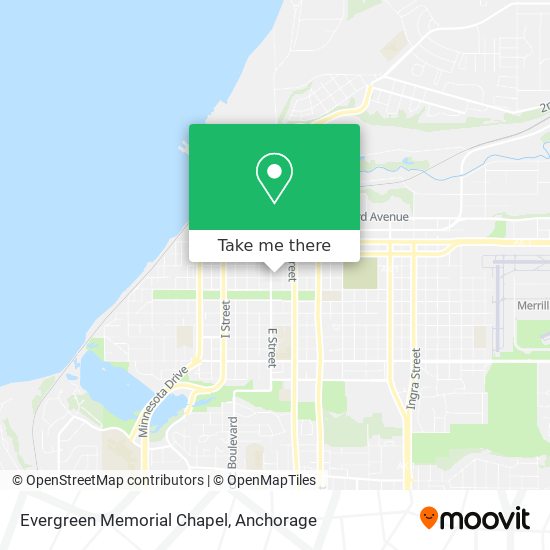 Evergreen Memorial Chapel map