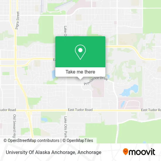 Mapa de University Of Alaska Anchorage