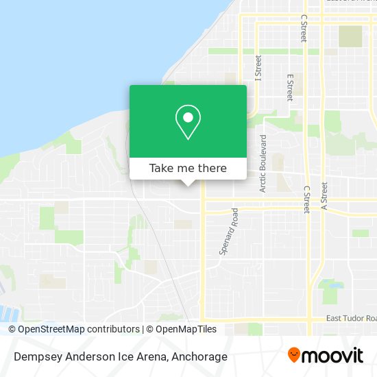 Mapa de Dempsey Anderson Ice Arena