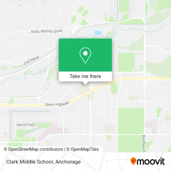 Mapa de Clark Middle School