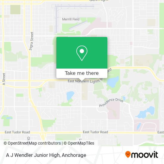 A J Wendler Junior High map
