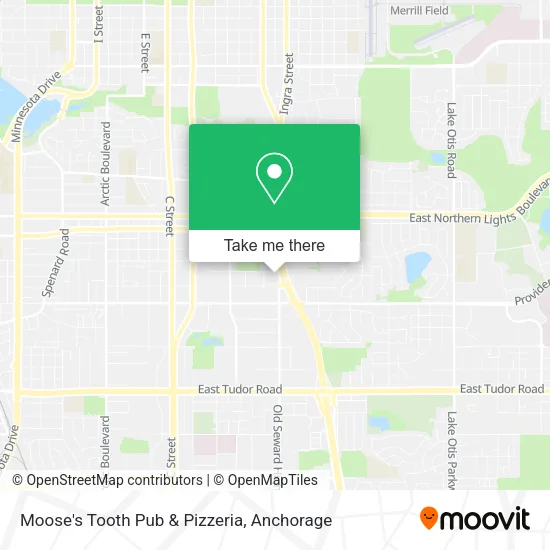 Mapa de Moose's Tooth Pub & Pizzeria