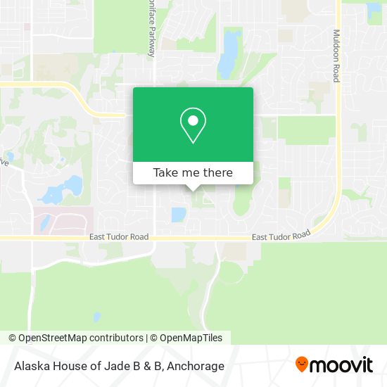 Alaska House of Jade B & B map