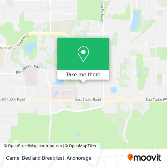 Mapa de Camai Bed and Breakfast