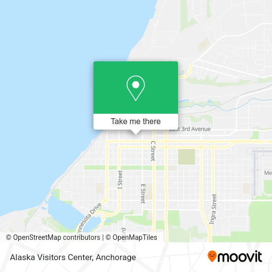 Mapa de Alaska Visitors Center