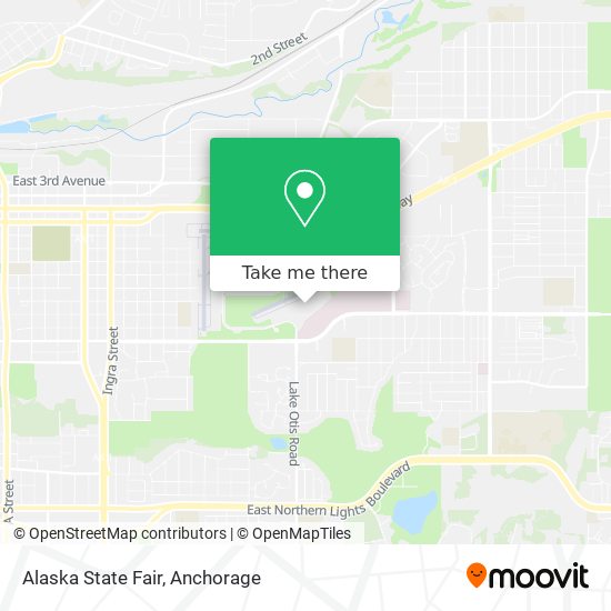 Alaska State Fair map