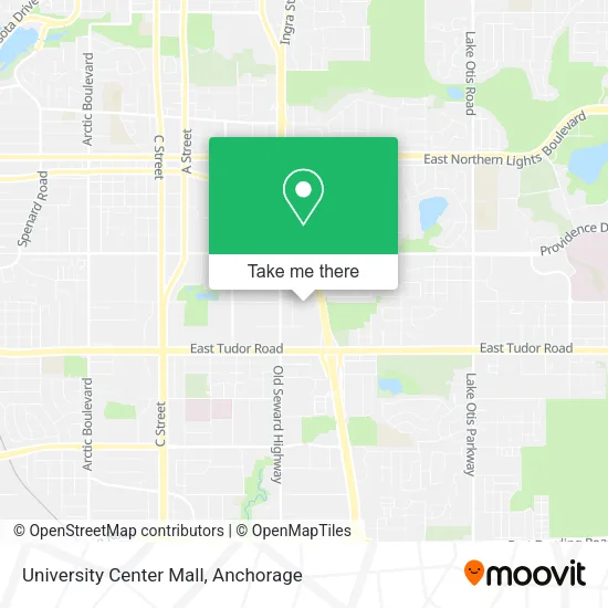 University Center Mall map