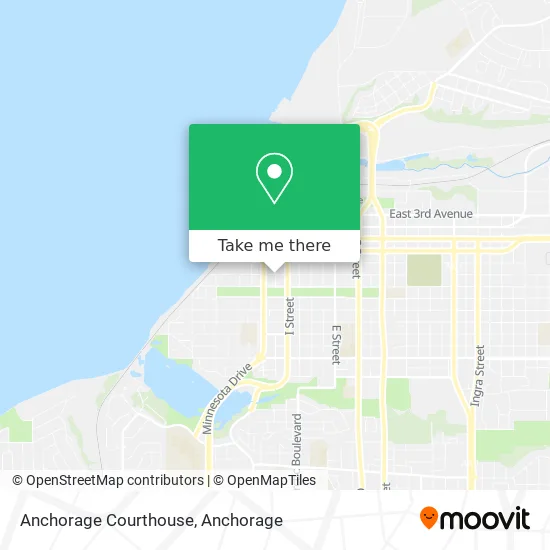 Anchorage Courthouse map
