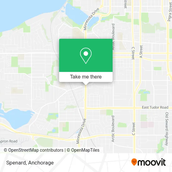 Spenard map