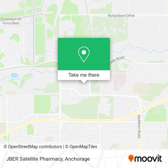 JBER Satellite Pharmacy map
