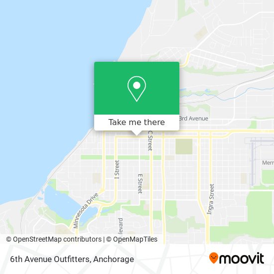 6th Avenue Outfitters map