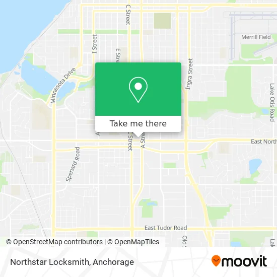 Northstar Locksmith map