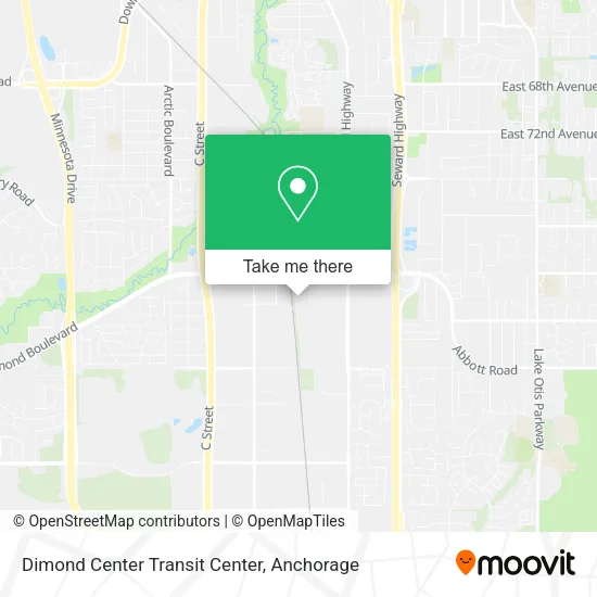 Dimond Center Transit Center map