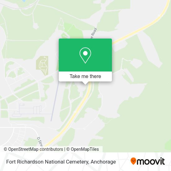 Mapa de Fort Richardson National Cemetery