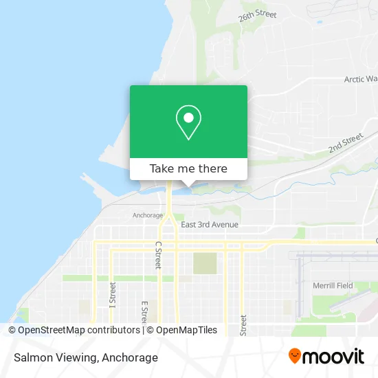 Salmon Viewing map