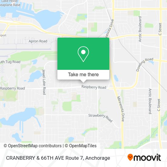 Mapa de CRANBERRY & 66TH AVE Route 7