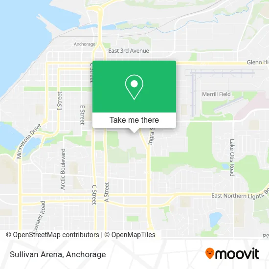 Sullivan Arena map