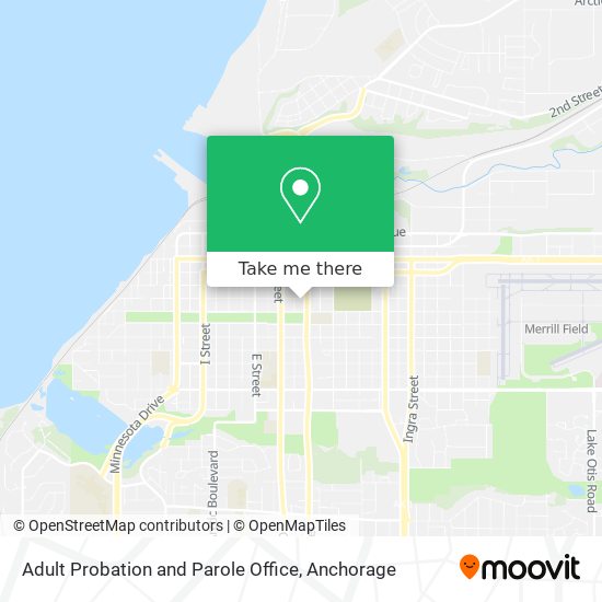 Adult Probation and Parole Office map