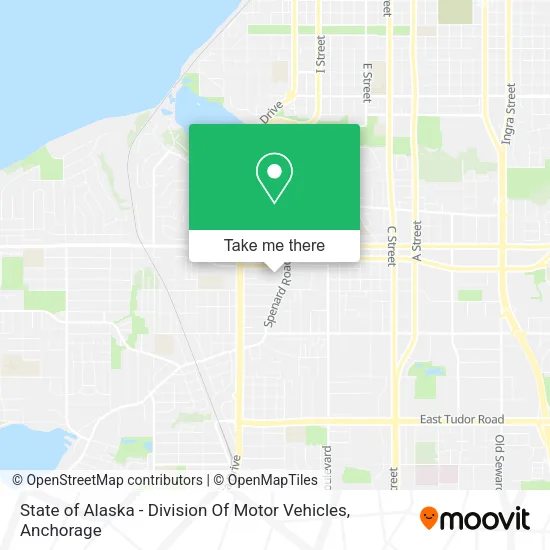 State of Alaska - Division Of Motor Vehicles map