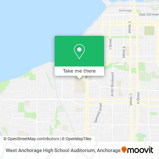 Mapa de West Anchorage High School Auditorium