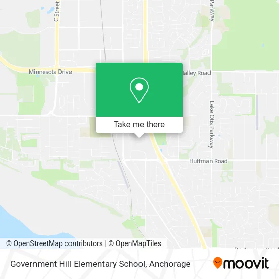 Government Hill Elementary School map