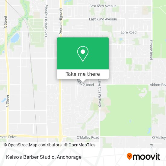 Kelso's Barber Studio map