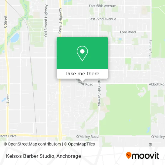 Kelso's Barber Studio map
