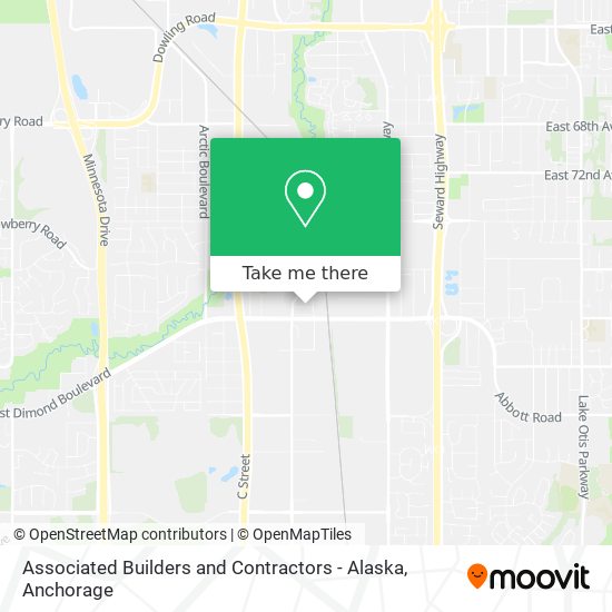 Associated Builders and Contractors - Alaska map