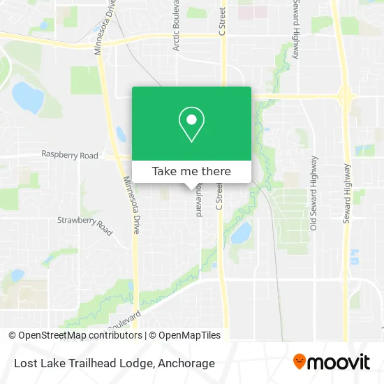 Lost Lake Trailhead Lodge map