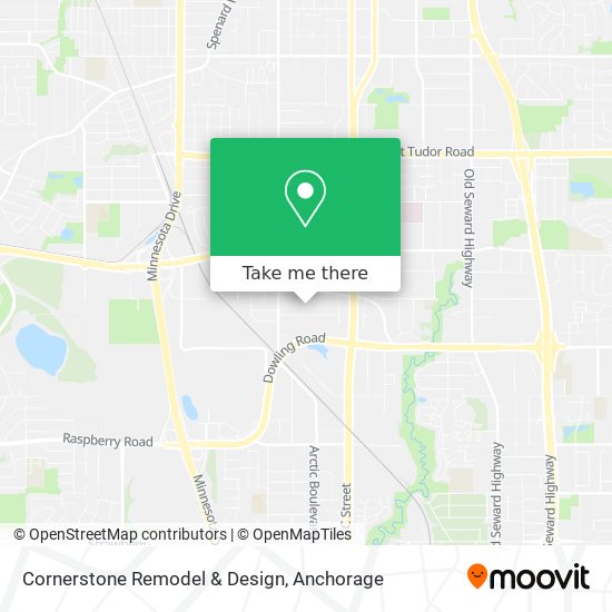 Mapa de Cornerstone Remodel & Design