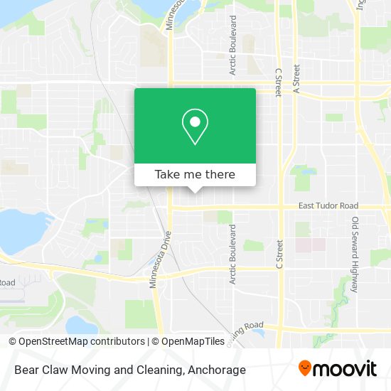 Bear Claw Moving and Cleaning map