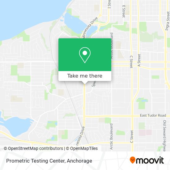 Mapa de Prometric Testing Center
