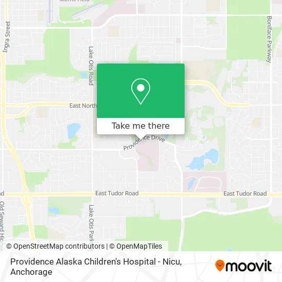 Mapa de Providence Alaska Children's Hospital - Nicu
