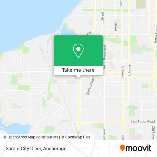 Sami's City Diner map