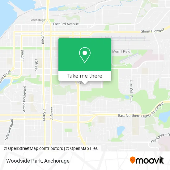Woodside Park map