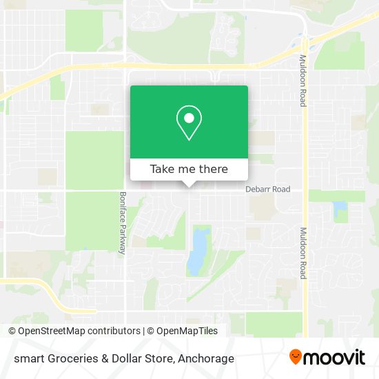 smart Groceries & Dollar Store map