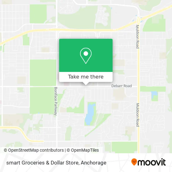 Mapa de smart Groceries & Dollar Store