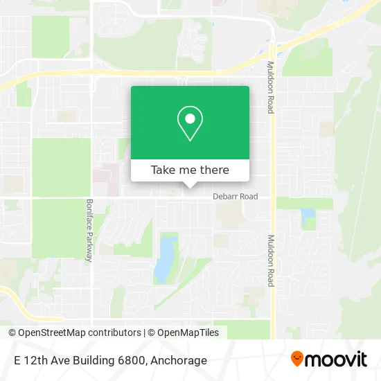E 12th Ave Building 6800 map