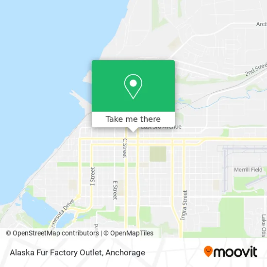 Alaska Fur Factory Outlet map