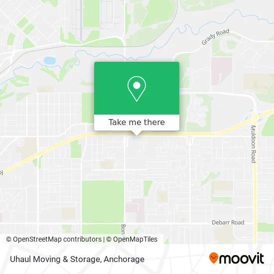 Uhaul Moving & Storage map
