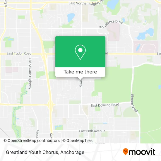 Greatland Youth Chorus map