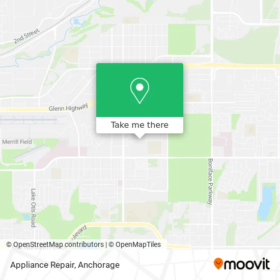 Mapa de Appliance Repair