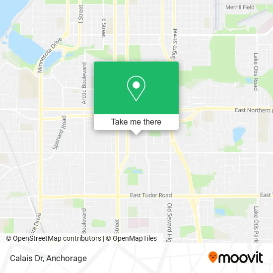 Calais Dr map