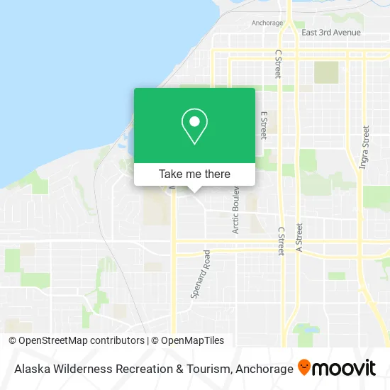 Alaska Wilderness Recreation & Tourism map