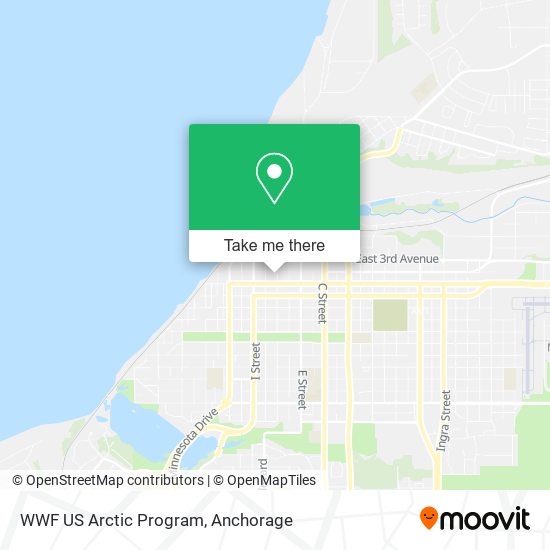 WWF US Arctic Program map