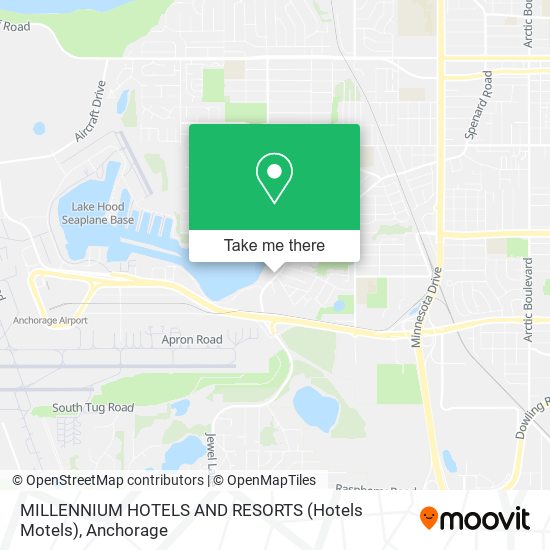 MILLENNIUM HOTELS AND RESORTS (Hotels Motels) map