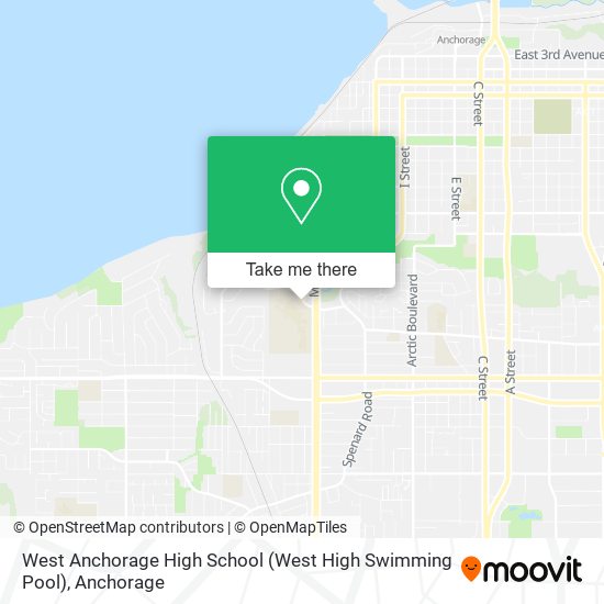 West Anchorage High School (West High Swimming Pool) map